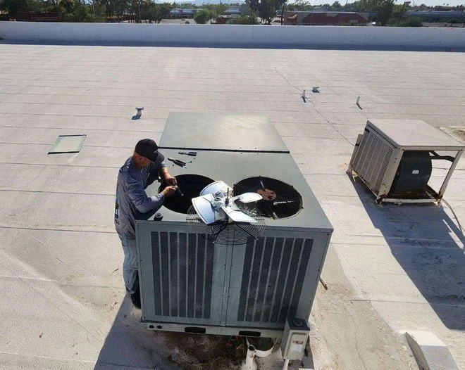 checking up on the hvac units